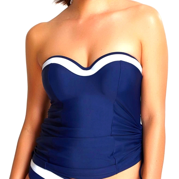 Panache Anya Cruise Tankini Top. Bra size. Navy/White. Multiple sizes. - Picture 9 of 9